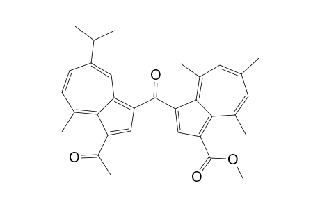 Methyl 3-[(3-Acetyl-7-isopropyl-4-methylazulen-1-yl)carbonyl]-4,6,8-trimethylazulene-1-carboxlate