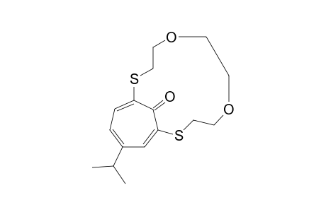 14-Isopropyl-2,11-dithia-5,8-dioxabicyclo[10.4.1]heptadeca-1(16),12,14-trien-17-one