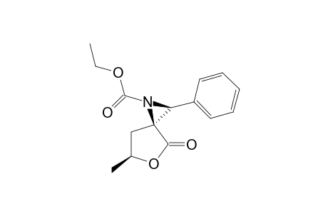 2-Phenyl-6-methyl-4-oxo-5-oxa-1-ethoxycarbonyl-1-azaspiro[2,4]bicyclheptane