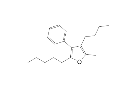 2-Pentyl-3-phenyl-4-butyl-5-methylfuran