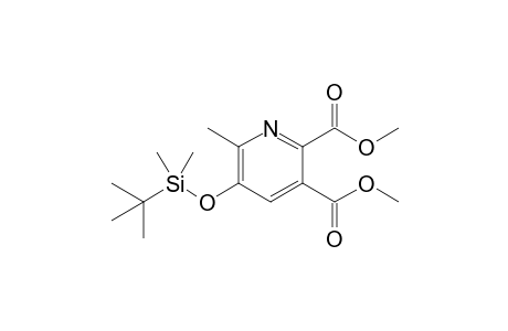 5-[tert-butyl(dimethyl)silyl]oxy-6-methyl-pyridine-2,3-dicarboxylic acid dimethyl ester