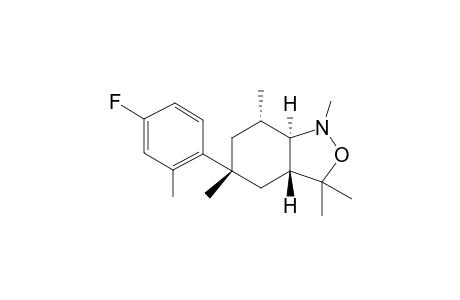 rac-(3aR,5R,7S,7aR)-5-(4-fluoro-2-methylphenyl)-1,3,3,5,7-pentamethyloctahydrobenzo[c]Isoxazole
