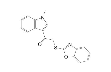 ethanone, 2-(2-benzoxazolylthio)-1-(1-methyl-1H-indol-3-yl)-