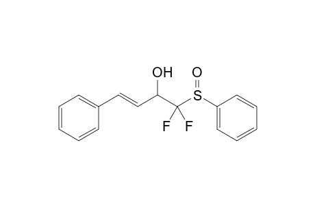 1,1-Difluoro-4-phenyl-1-(phenylsulfinyl)-3-buten-2-ol