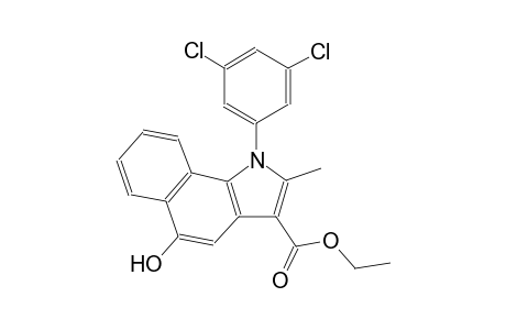 ethyl 1-(3,5-dichlorophenyl)-5-hydroxy-2-methyl-1H-benzo[g]indole-3-carboxylate