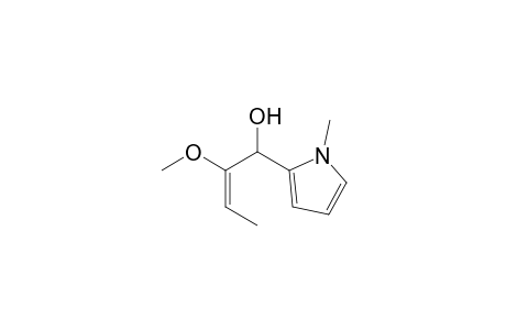 (E)-2-methoxy-1-(1-methyl-2-pyrrolyl)-2-buten-1-ol