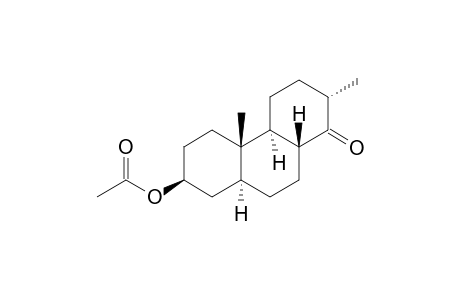 14-Oxo-des-D-13.alpha.-androstan-3.beta.-yl acetate