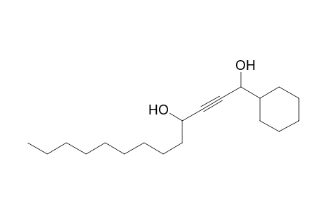 1-Cyclohexyl-2-tridecyn-1,4-diol