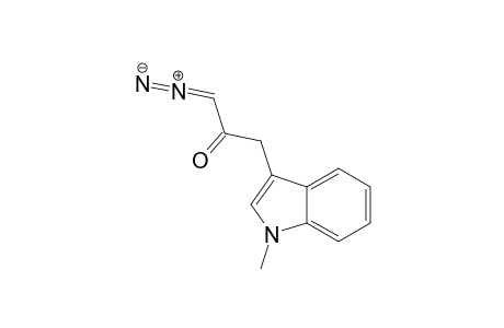 1-Diazo-3-(3-[1-methylindolyl])-2-propanone
