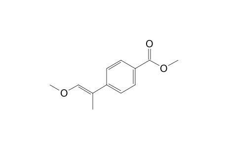 4-[(E)-1-methoxyprop-1-en-2-yl]benzoic acid methyl ester