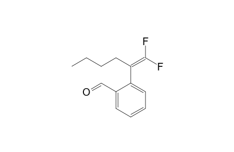2-(1,1-difluorohex-1-en-2-yl)benzaldehyde