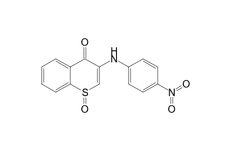 4H-1-Benzothiopyran-4-one, 3-[(4-nitrophenyl)amino]-, 1-oxide