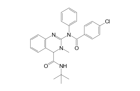 2-[(4-Chloro-benzoyl)-phenyl-amino]-3-methyl-3,4-dihydro-quinazoline-4-carboxylic acid tert-butylamide