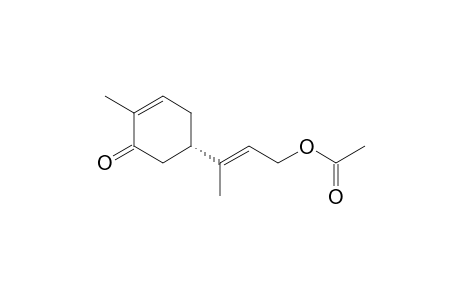 E-(S)-5-(3-Acetoxy-1-methylpropenyl)-2-methyl-2-cyclohexenone