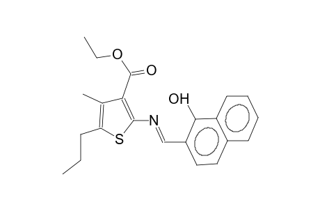 2E-(1-hydroxy-2-naphthylmethylideneamino)-3-ethoxycarbonyl-4-methyl-5-propylthiophene
