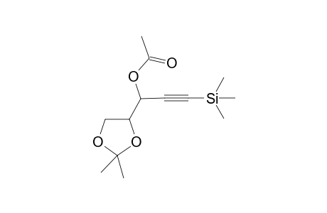 1,2-O-Isopropylidene-3-O-acetyl-5-(trimethylsilyl)-4-pentyne-1,2,3-triol