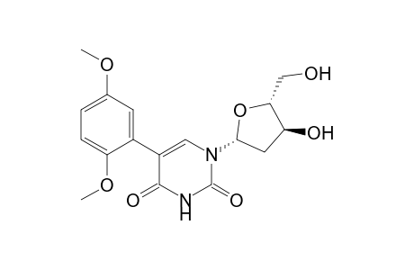 5-(2,5-Dimethoxyphenyl)-2'-deoxyuridine