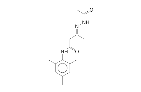 (3E)-3-(Acetylhydrazono)-N-mesitylbutanamide