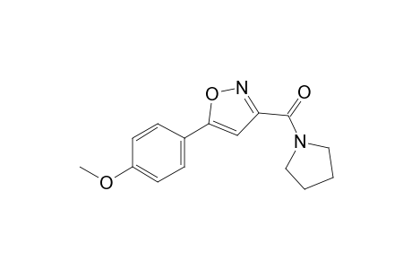 5-(4-Methoxyphenyl)-3-[(pyrrolidin-1-yl)carbonyl]-1,2-oxazole