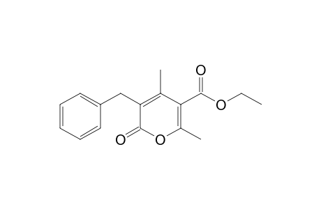 Ethyl 3-benzyl-4,6-dimethyl-2-oxo-2H-pyran-5-carboxylate
