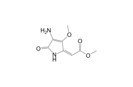 3-Amino-4-methoxy-5-[E-(methoxycarbonylmethylidene)]pyrrol-2-one