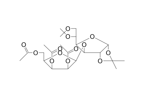 .alpha.-D-Glucofuranose, 3-O-(2,3,5-O-acetyl-.beta.-D-lyxofuranosyl)-1,2:5,6-DI-O-isopropylidene-