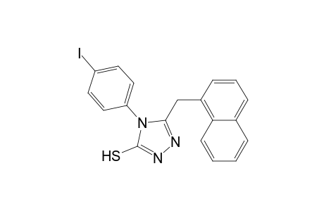 4-(4-iodophenyl)-3-(1-naphthalenylmethyl)-1H-1,2,4-triazole-5-thione