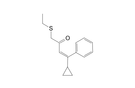 Z-4-CYCLOPROPYL-1-ETHYLTHIO-4-PHENYL-3-BUTEN-2-ONE