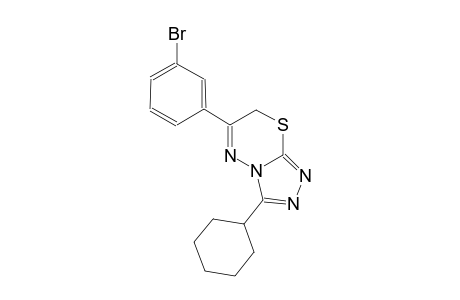 6-(3-bromophenyl)-3-cyclohexyl-7H-[1,2,4]triazolo[3,4-b][1,3,4]thiadiazine