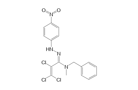 N-[1-(N-Benzyl-N-methylamino)-2,3,3-trichloroallylidene)-N'-(4-nitrophenyl)hydrazine