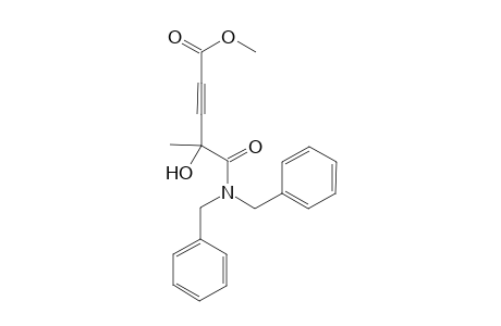 4-Dibenzylcarbamoyl-4-hydroxy-pent-2-ynoic acid methyl ester