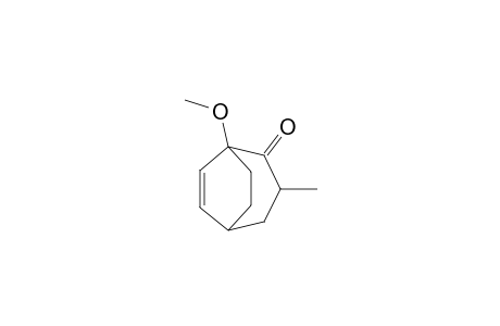 1-Methoxy-exo-3-methylbicyclo(3.2.2)non-6-en-2-one