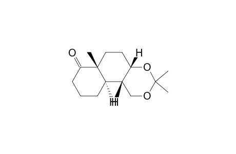 7H-Naphtho[2,1-d][1,3]dioxin-7-one, decahydro-3,3,6a-trimethyl-, [4aS-(4a.alpha.,6a.alpha.,10a.beta.,10b.alpha.)]-