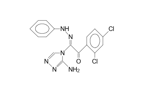 (3-Amino-1,2,4(4H)-triazolyl-4)-(2,4-dichloro-benzoyl)-methanone phenylhydrazone