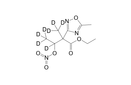 3,4,4,4-tetradeuterio-2-(5-methyl-1,2,4-oxadiazol-3-yl)-3-nitrooxy-2-(trideuteriomethyl)butanoic acid ethyl ester