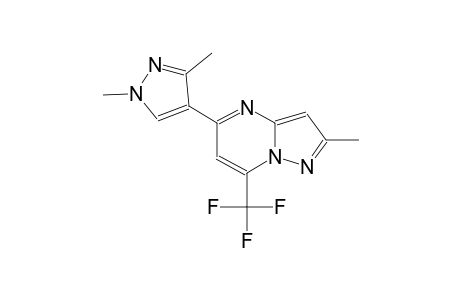 5-(1,3-dimethyl-1H-pyrazol-4-yl)-2-methyl-7-(trifluoromethyl)pyrazolo[1,5-a]pyrimidine