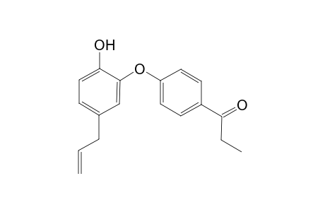 1-[4-(2-hydroxy-5-prop-2-enylphenoxy)phenyl]-1-propanone