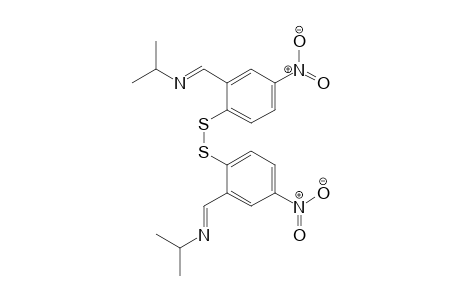 2-Propanamine, N,N'-[dithiobis[(5-nitro-2,1-phenylene)methylidyne]]bis-