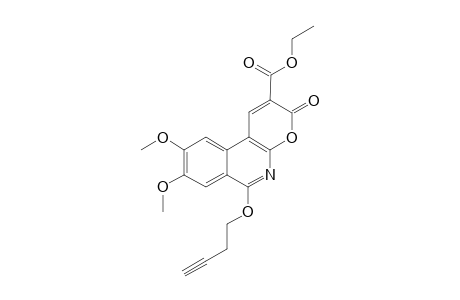 Ethyl 6-(3-Butynyloxy)-8,9-dimethoxy-3-oxo-3H-pyran[2,3-c]isoquinoline-2-carboxylate