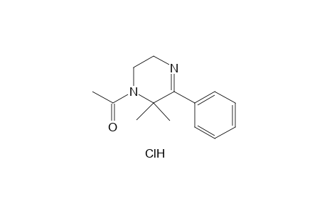 1-ACETYL-2,2-DIMETHYL-3-PHENYL-1,2,5,6-TETRAHYDROPYRAZINE, HYDROCHLORIDE