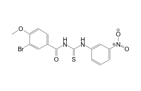 N-(3-bromo-4-methoxybenzoyl)-N'-(3-nitrophenyl)thiourea
