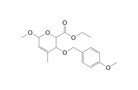 endo-6-Methoxy-4-methyl-3-(4-methoxybenzyloxy)-3,6-dihydro-2H-pyran-2-carboxylic acid Ethyl Ester