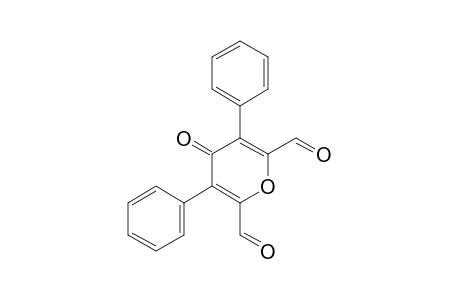 3,5-DIPHENYL-4-OXO-4-H-PYRAN-2,6-DICARBOXALDEHYDE
