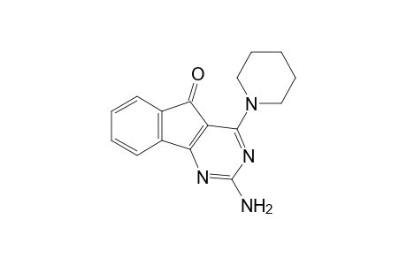 2-Amino-4-piperidinoindeno[1,2-d]pyrimidin-5-one