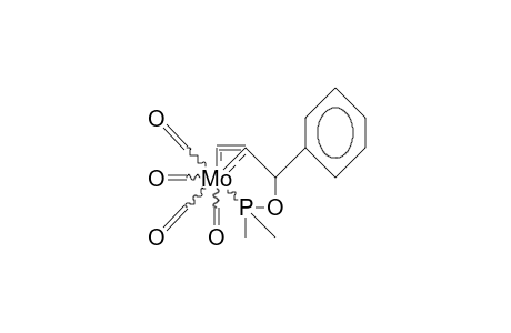 Tetracarbonyl (/.eta.-2/-1-phenyl-2-propen-1-yl-dimethylphosphinite-P) molybdenum