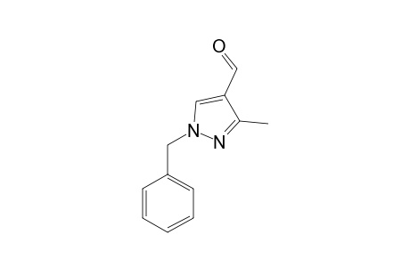 1-(benzyl)-3-methyl-pyrazole-4-carbaldehyde