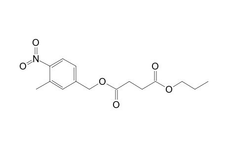 Succinic acid, 3-methyl-4-nitrobenzyl propyl ester