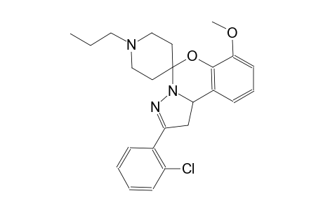 2-(2-chlorophenyl)-7-methoxy-1'-propyl-1,10b-dihydrospiro[benzo[e]pyrazolo[1,5-c][1,3]oxazine-5,4'-piperidine]