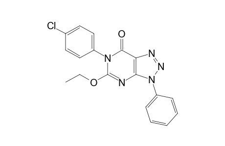 3,6-Dihydro-6-(4-chlorophenyl)-3-phenyl-5-ethoxy-7H-1,2,3-triazolo[4,5-d]pyrimidin-7-one