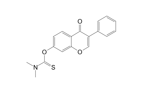 3-Phenyl-4H-benzopyran-4-one - 7-O-thiocarbamate